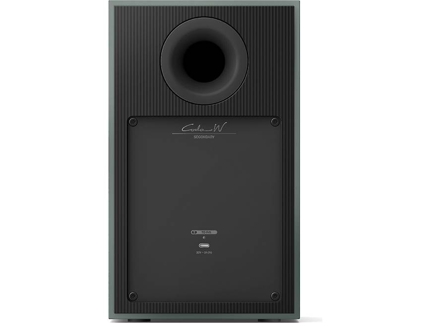 KEF Coda W (Moss Green) Powered stereo speakers with Bluetooth