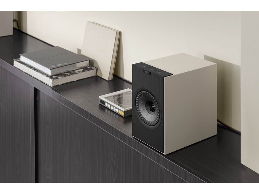 KEF Coda W (Nickel Grey) Powered stereo speakers with Bluetooth