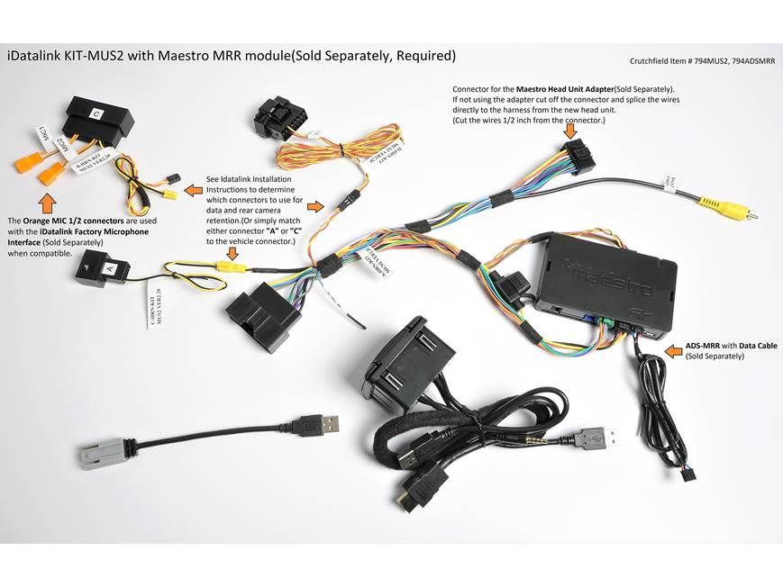 iDatalink Maestro KIT-MUS2 Dash and Wiring Kit (Black) Install and