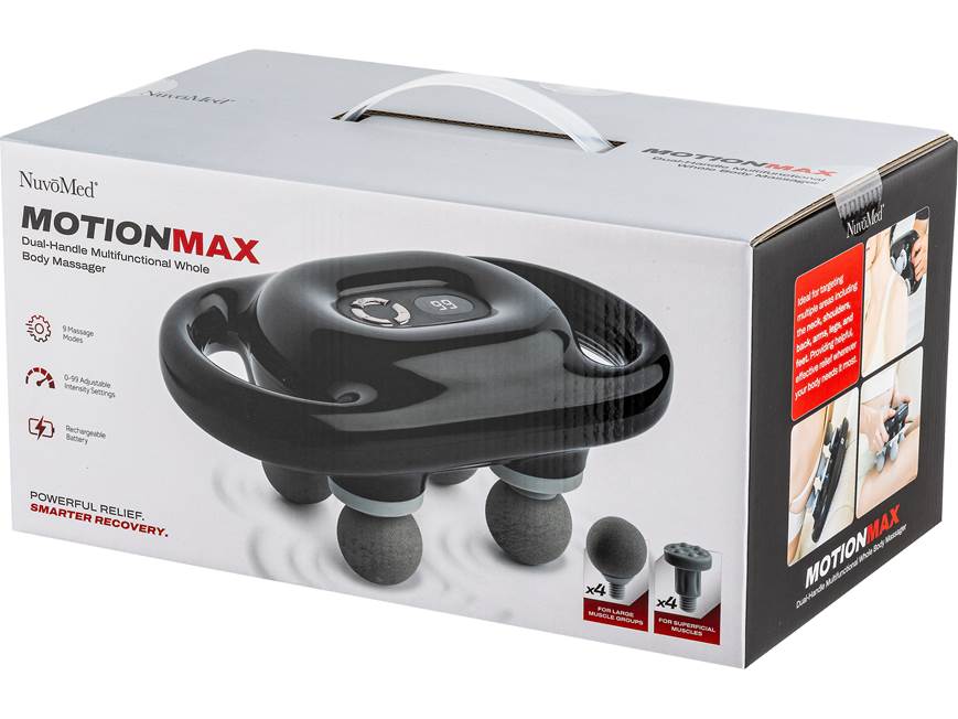 NuvoMed MotionMax Dual-handle multifunctional whole-body massager at Crutchfield NuvoMed MotionMax Dual-handle multifunctional whole-body massager at Crutchfield