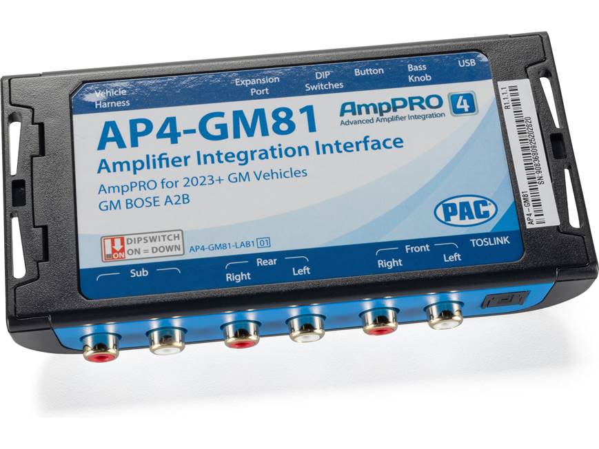 PAC AmpPRO AP4-GM81 Aftermarket Amplifier Interface Allows