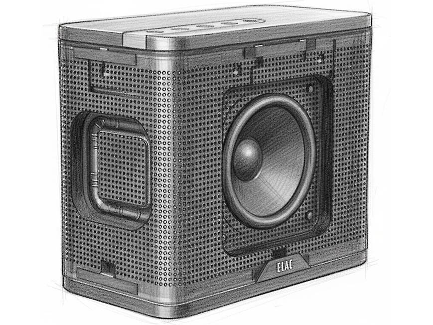 ELAC NAVA100 (Black) Portable Bluetooth® speaker (Black) at
