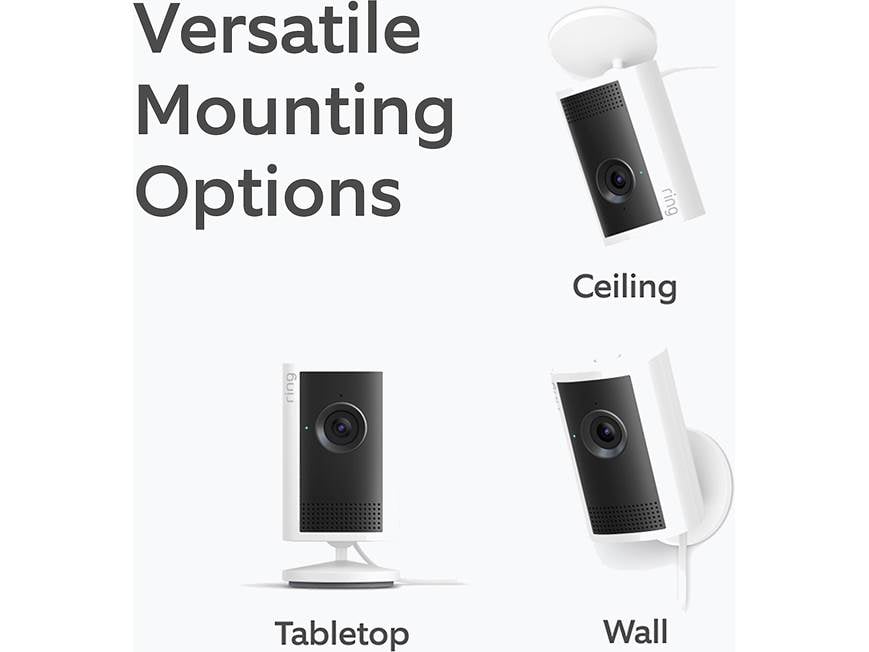 Ring Indoor Cam Plus (Plug In, 2nd Gen) (White) Wired indoor 2K