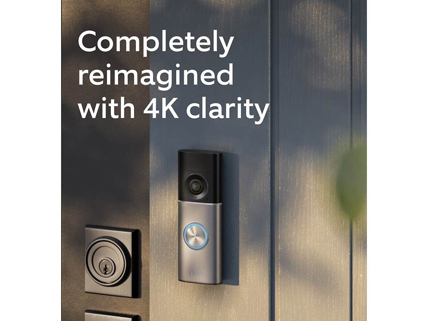 Ring Wired Doorbell Pro (3rd Gen) Hardwired video doorbell with 4K