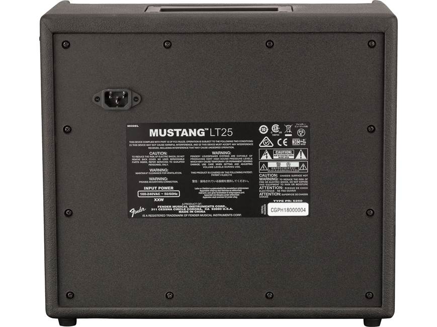 Fender Mustang® LT25 25-watt digital modeling guitar amplifier
