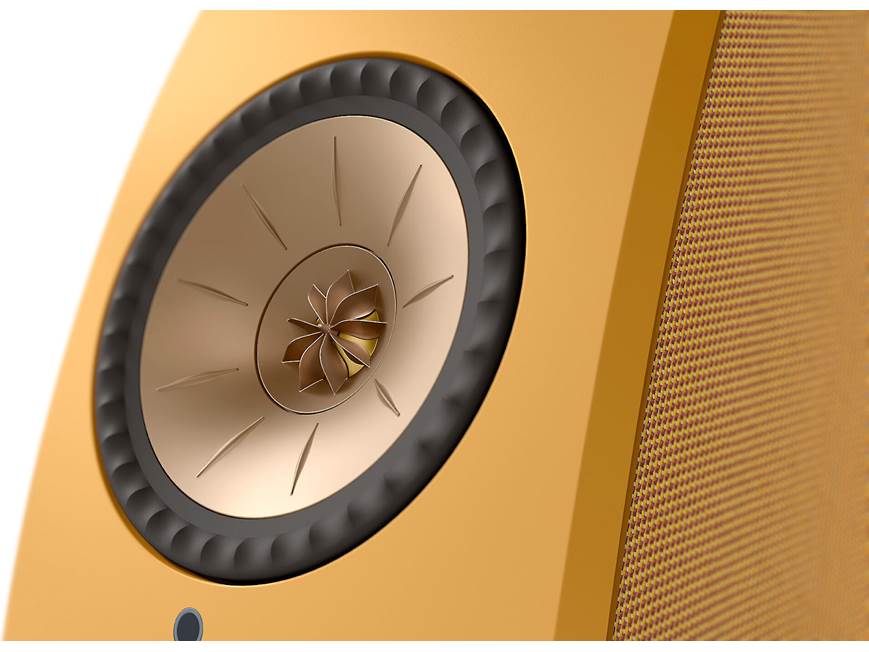 KEF LSX II (Amber Haze, Fabric) Powered speakers with Wi-Fi, Apple