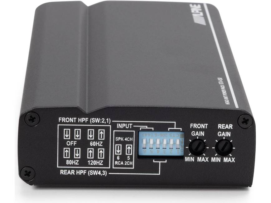 Alpine KTA-450 Power Pack Compact 4-channel car amplifier — 50