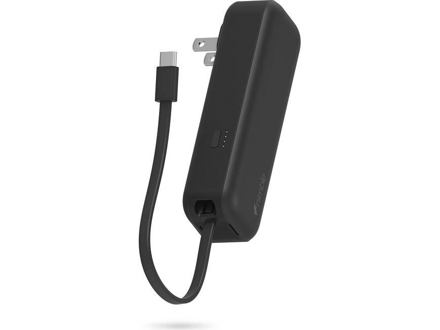 Nimble Wally Pro 20 20-watt wall charger with 5000 mAh power bank