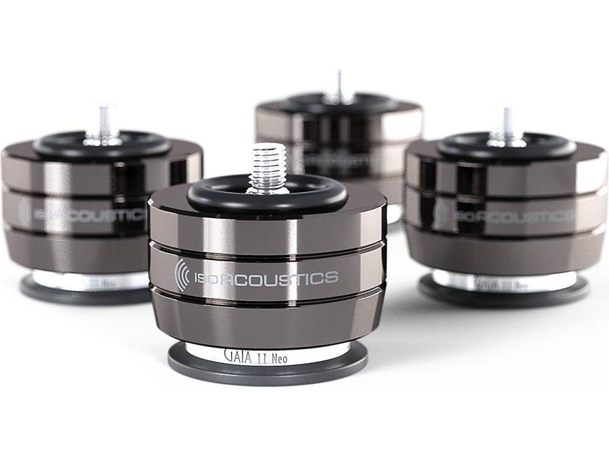 IsoAcoustics GAIA III Neo (Black) 4-pack of speaker isolation feet