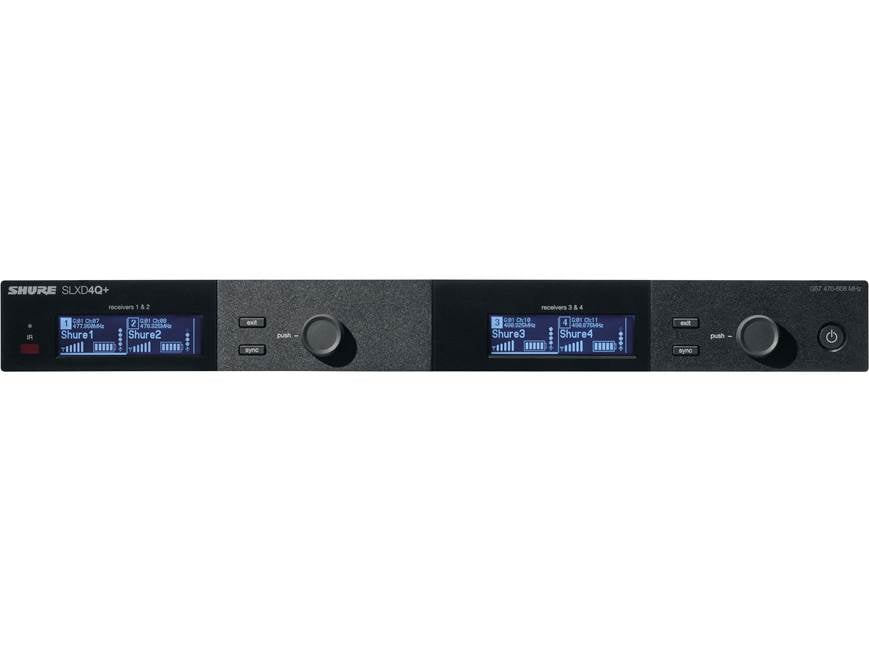 Shure SLXD4Q+ Four-channel wireless receiver - Thumbnail 4