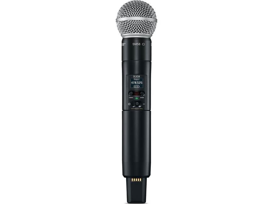 Shure SLXD2/SM58 (G58 band, 470-514 MHz) Handheld wireless