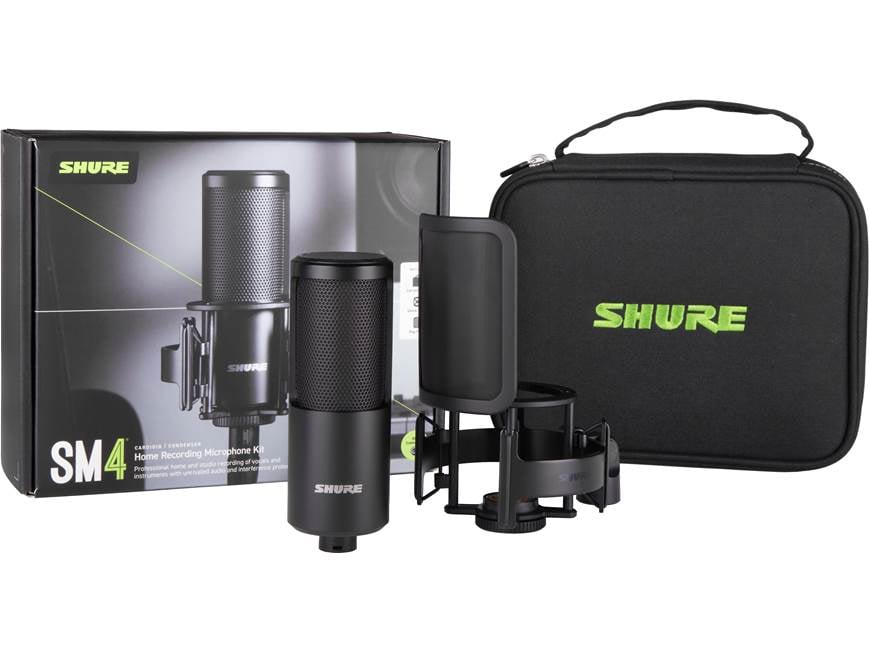 Shure SM4 Dual-diaphragm Condenser Home Recording Microphone Kit - Thumbnail 4