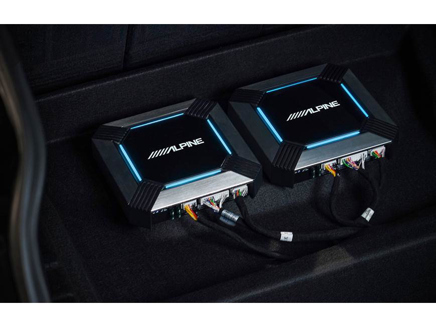 FashTap静音版×12 Alpine PXE-X121-12EV EV-Series 12-channel amplifier with digital