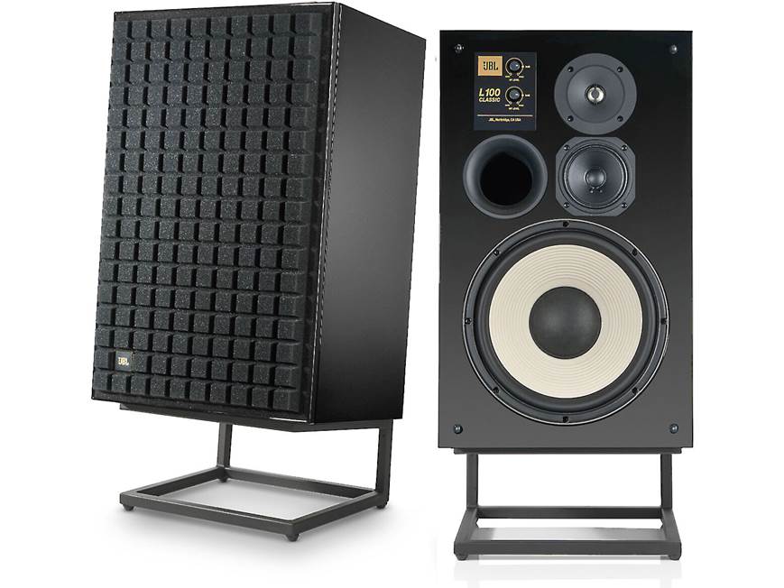 JBL L100 Classic Black Edition Pair of vintage-styled speakers