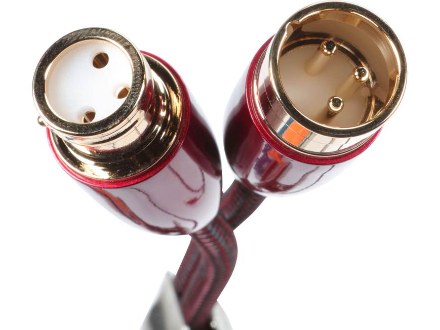 AudioQuest Red River XLR (1 meter/3.25 feet) Balanced audio