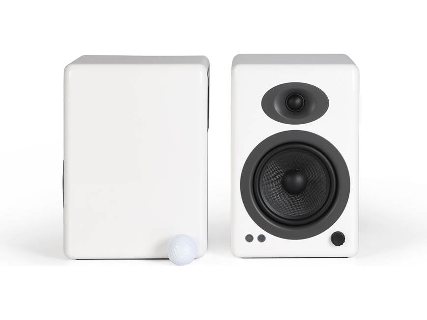 Audioengine A5+ Wireless (High Gloss White) Powered stereo