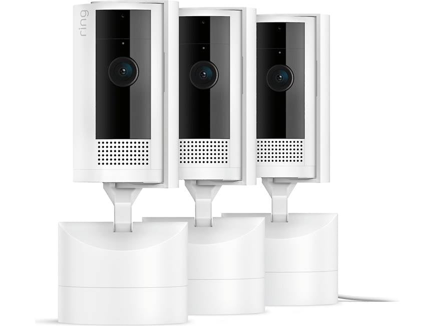 Ring Pan-Tilt Indoor Cam 3-Pack Three plug-in indoor security