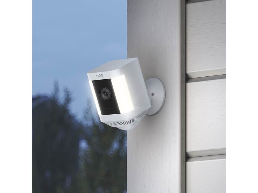 Ring Spotlight Cam Plus Battery 2-Pack (White) Two battery-powered