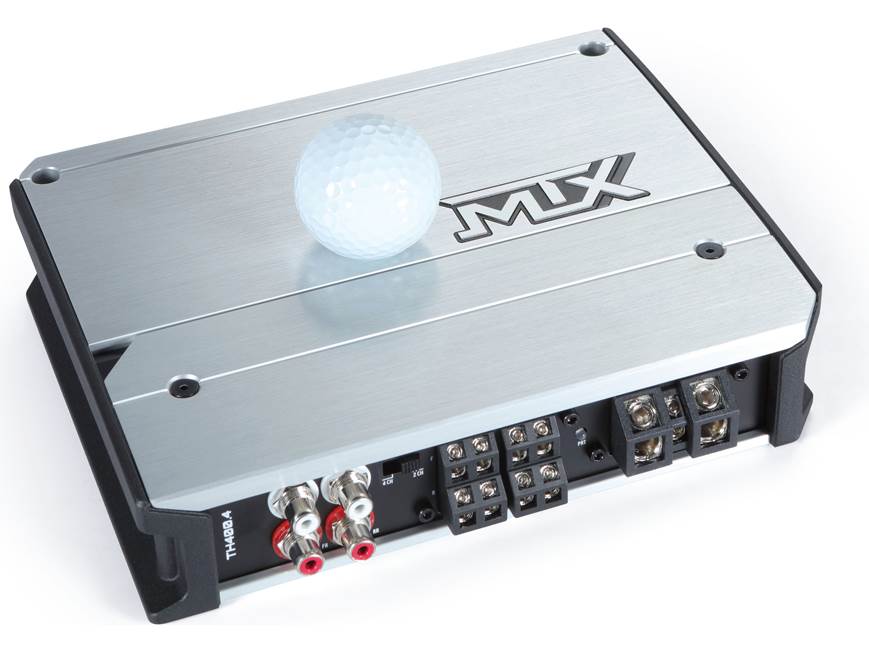MTX TH400.4 THUNDER 4-channel car amplifier — 50 watts RMS x 4 at