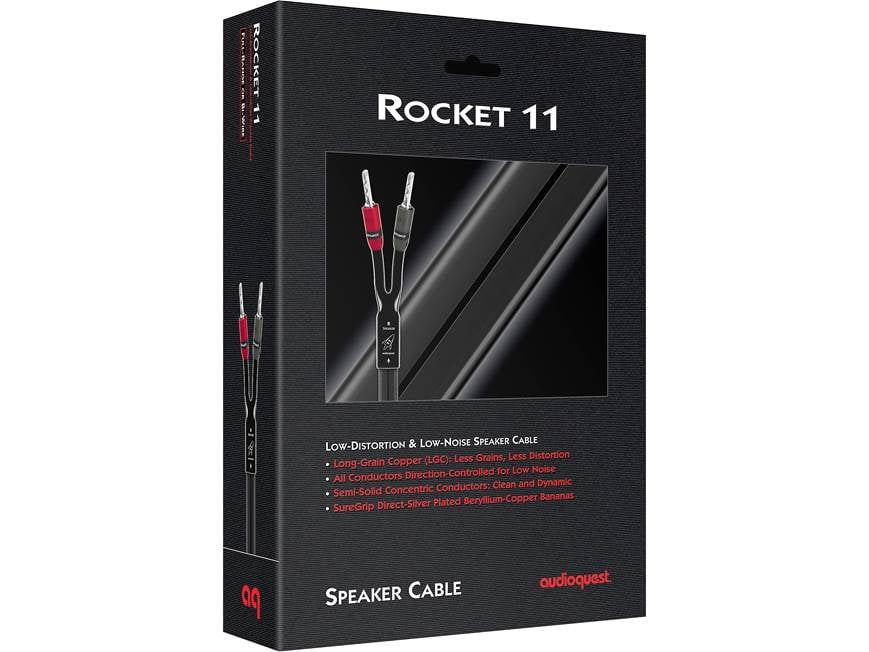 AudioQuest Rocket 11 Full-Range (8-foot pair) Speaker cables with