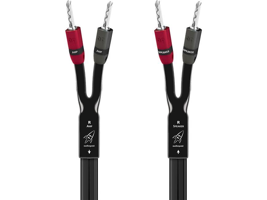 AudioQuest Rocket 11 Full-Range (8-foot pair) Speaker cables with