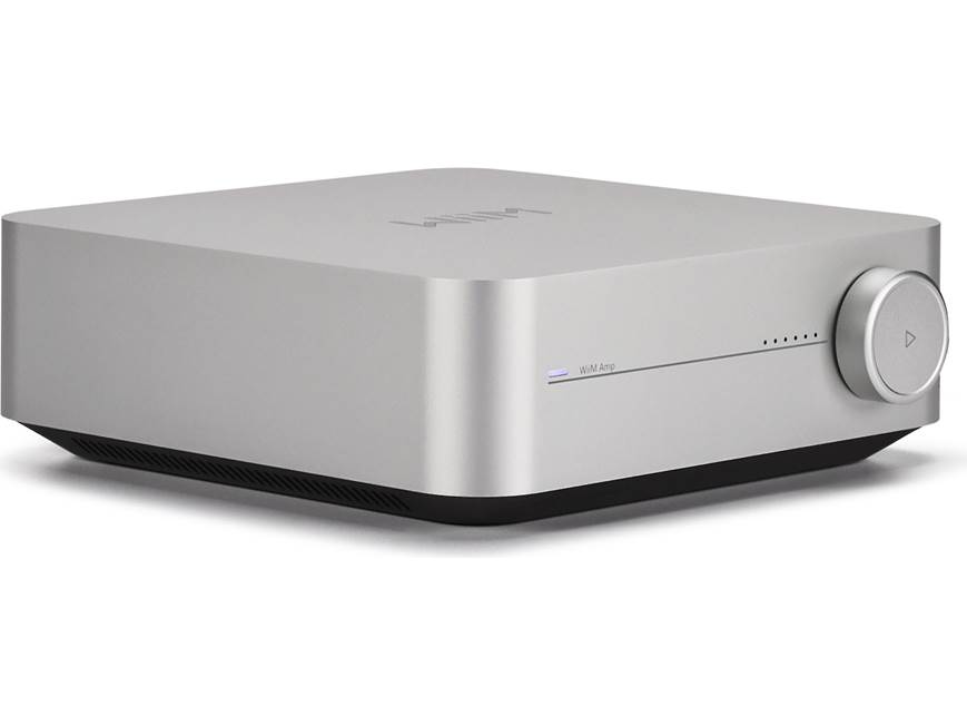 WiiM Amp (Silver) Wireless streaming amplifier with Bluetooth