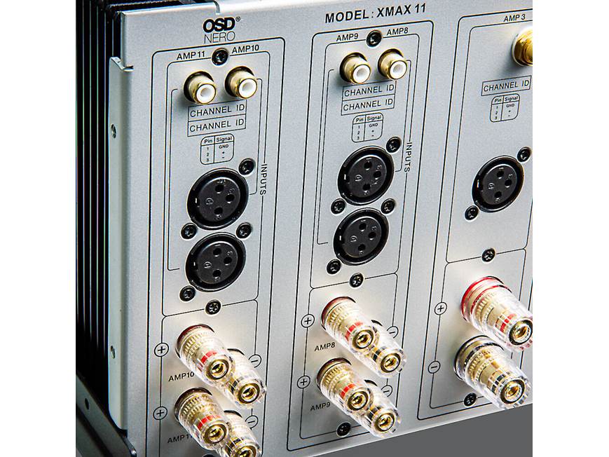 OSD XMAX11 11-channel power amplifier at Crutchfield