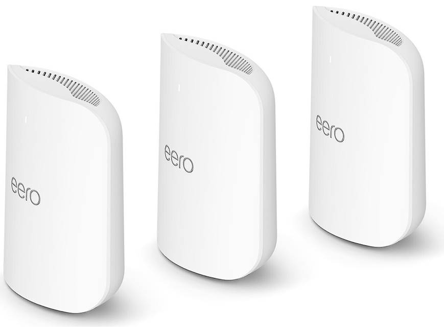 eero Pro 7 (3-pack) Tri-band mesh Wi-Fi 7 system with 3 modules