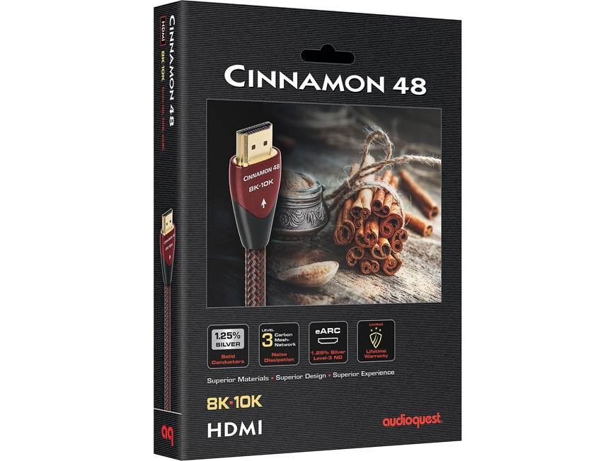 AudioQuest Cinnamon 48 (.75 meters/2.5 feet) Ultra High Speed