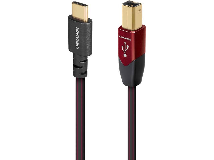 AudioQuest Cinnamon (.75 meters/2.5 feet) USB cable, Type-B to