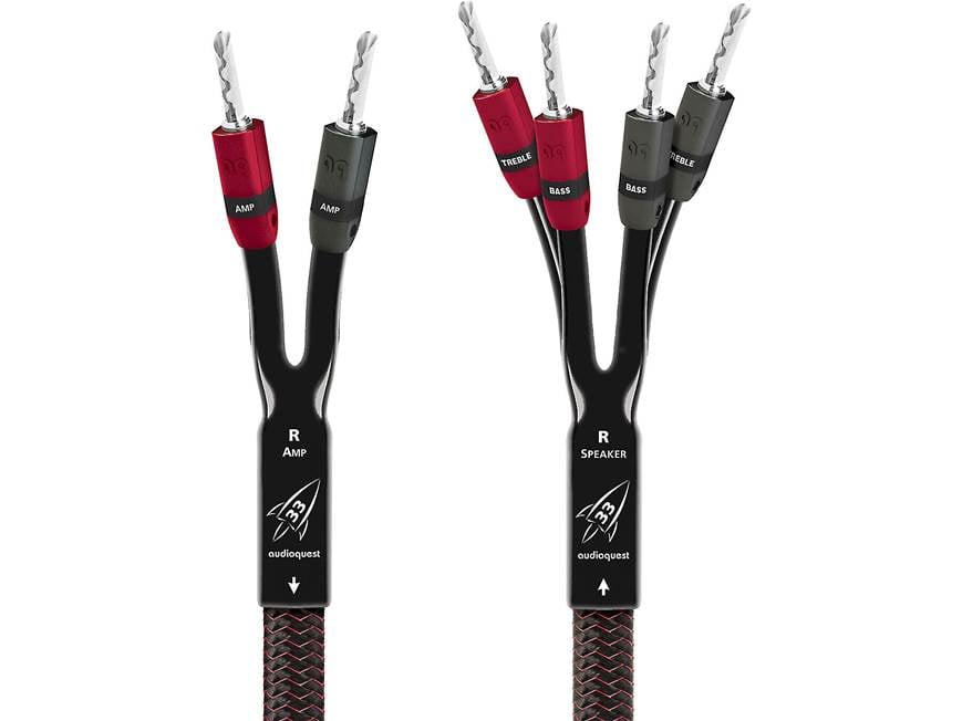 AudioQuest Rocket 33 Single-BiWire (10-foot pair) Bi-wire speaker