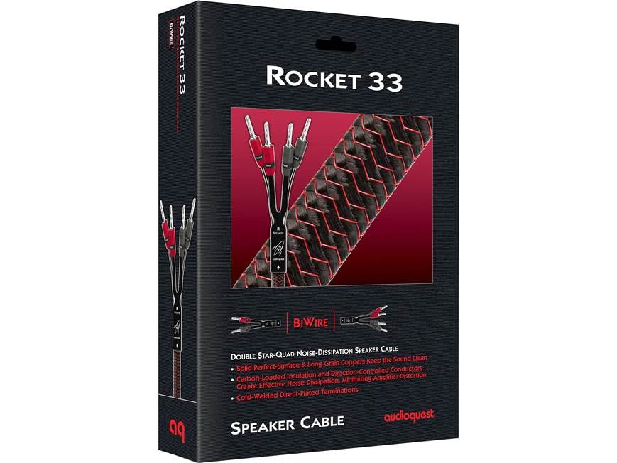 AudioQuest Rocket 33 Single-BiWire (10-foot pair) Bi-wire speaker