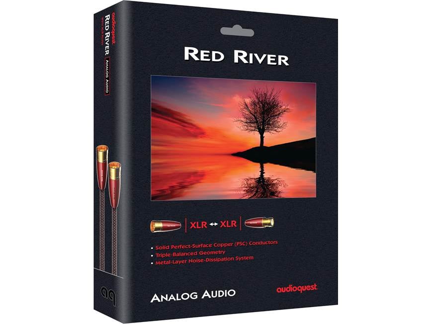 AudioQuest Red River XLR (1 meter/3.25 feet) Balanced audio