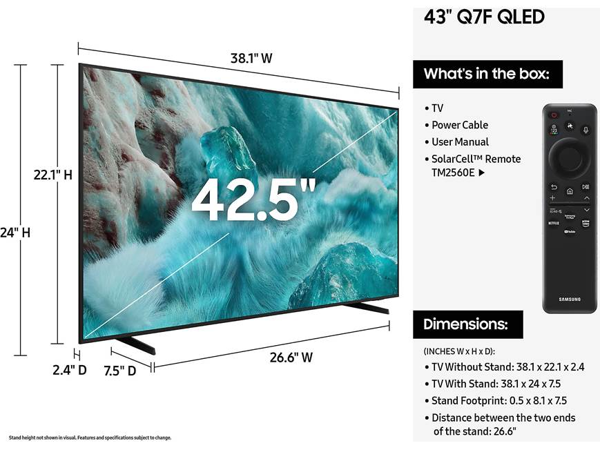 Samsung QN43Q7F (43