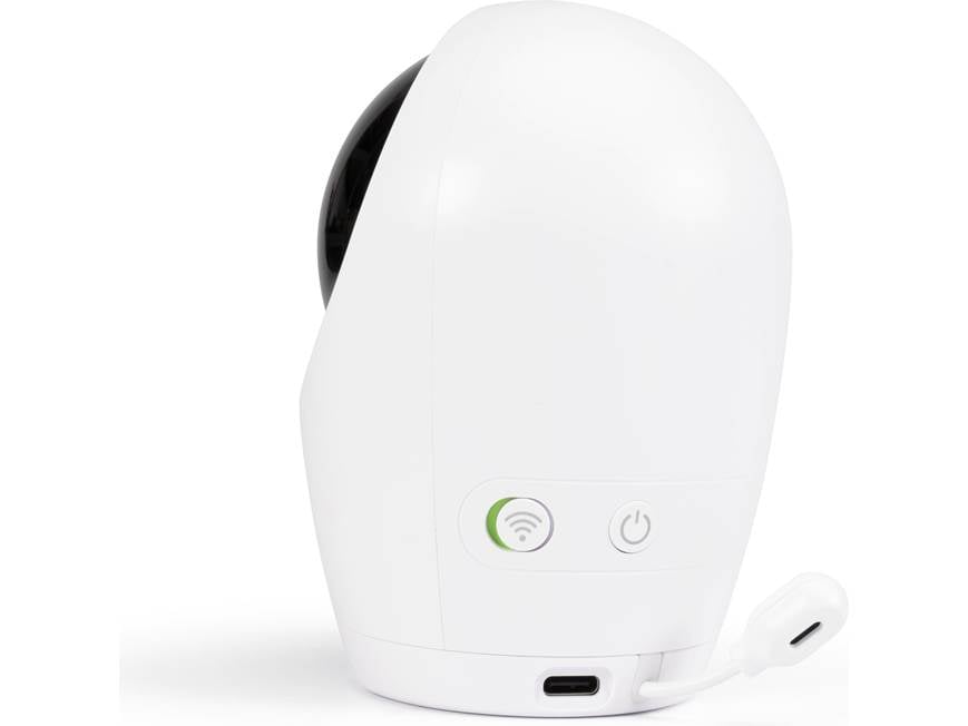eufy Security Babyphone con fotocamera E20, controllo app e offline, 2 K HD, visione notturna ultra chiara, funzione di inclinazione, fotocamera mobile con batteria integrata, ANR,allarmi intelligenti