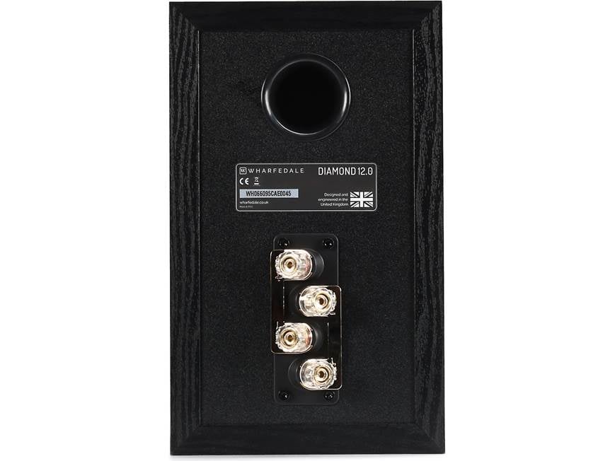 Wharfedale Diamond 12.0 (Black) Bookshelf speakers (Black) at