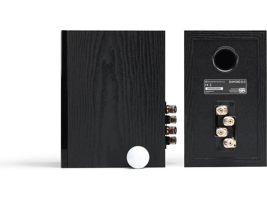 Wharfedale Diamond 12.0 (Black) Bookshelf speakers (Black) at