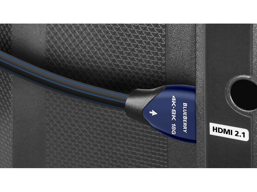 AudioQuest BlueBerry (1.5 meters/5 feet) High Speed 18Gbps HDMI