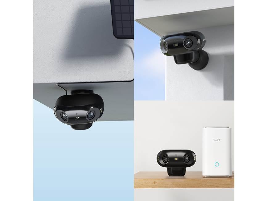 Reolink Argus Series B740X Camera with Solar Panel 2 Dual-lens 4K