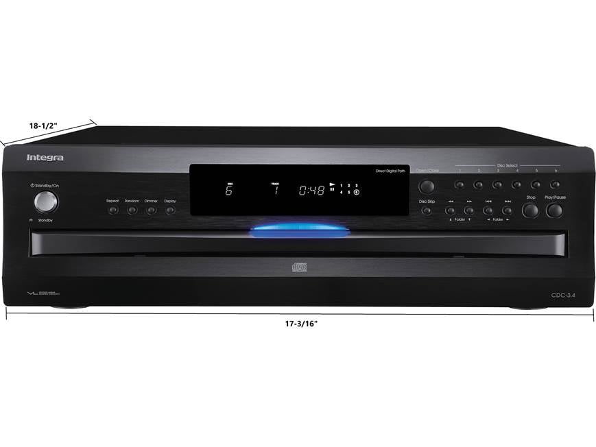 Integra CDC-3.4 6-disc CD changer at Crutchfield