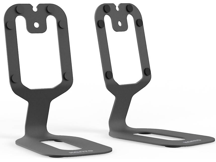 Kanto SU2 (Black) Pair of desktop speaker stands for Kanto ORA and