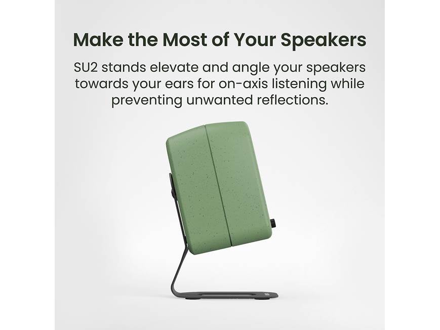 Kanto SU2 (Black) Pair of desktop speaker stands for Kanto ORA and