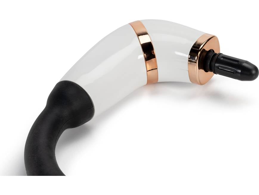 NuvoMed ProReach Deep tissue massage gun with extended handle at