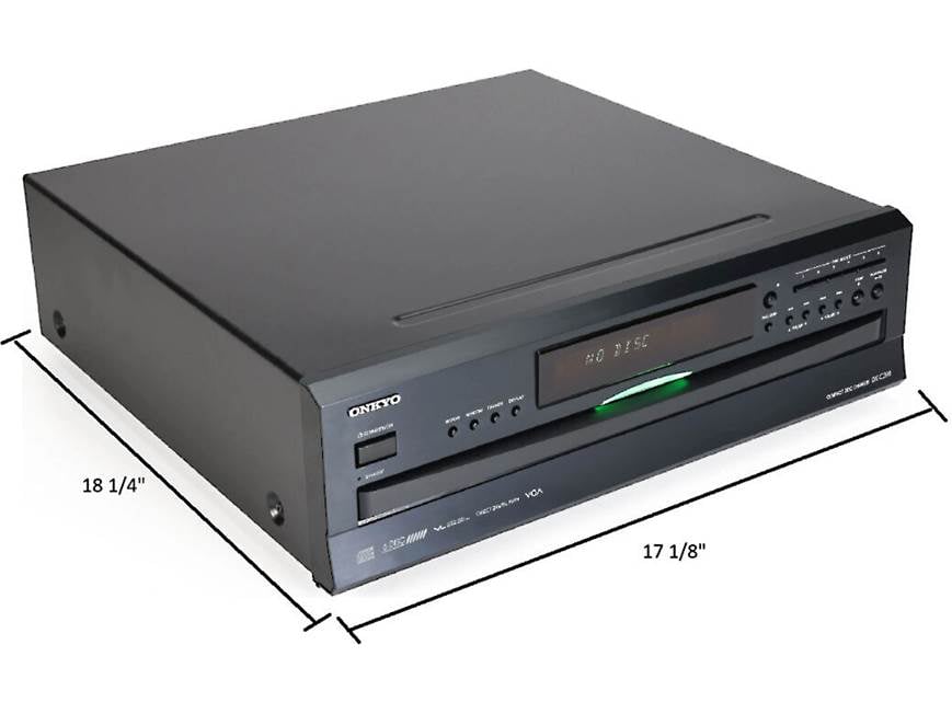 Onkyo DX-C390 6-CD changer with MP3 CD playback at Crutchfield