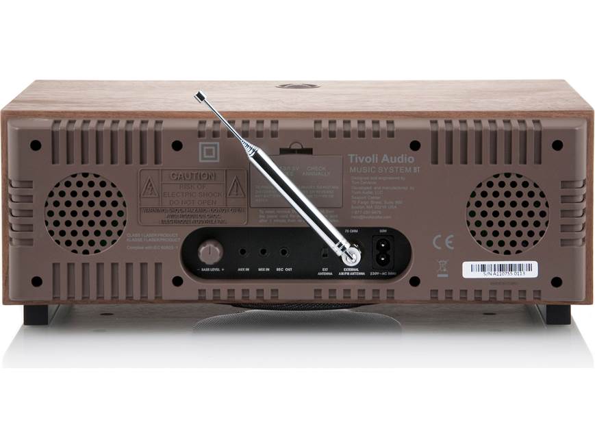 Tivoli Music System BT (Walnut/Beige) All-in-one AM/FM, Bluetooth