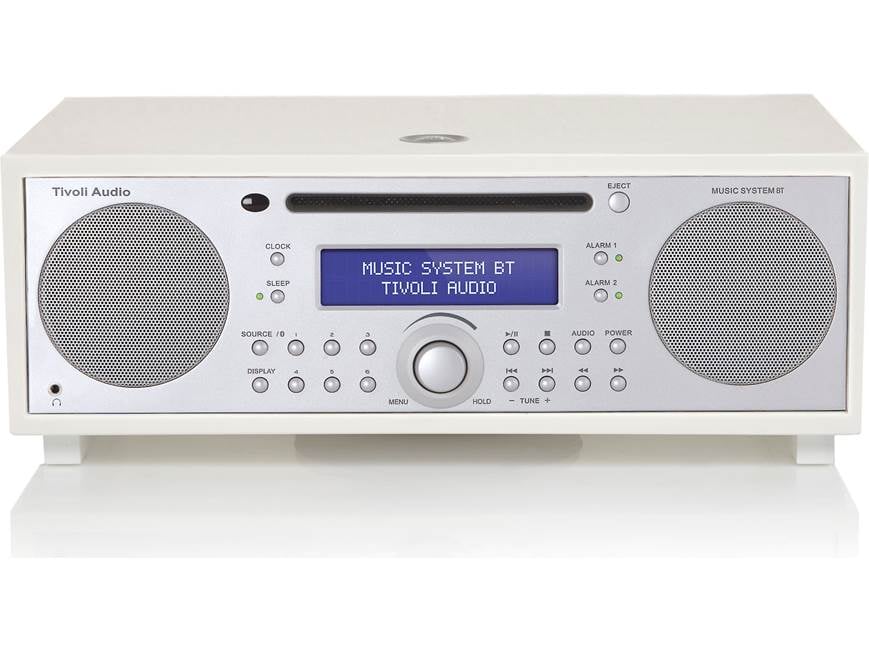 Tivoli Music System BT (White/Silver) All-in-one AM/FM, Bluetooth