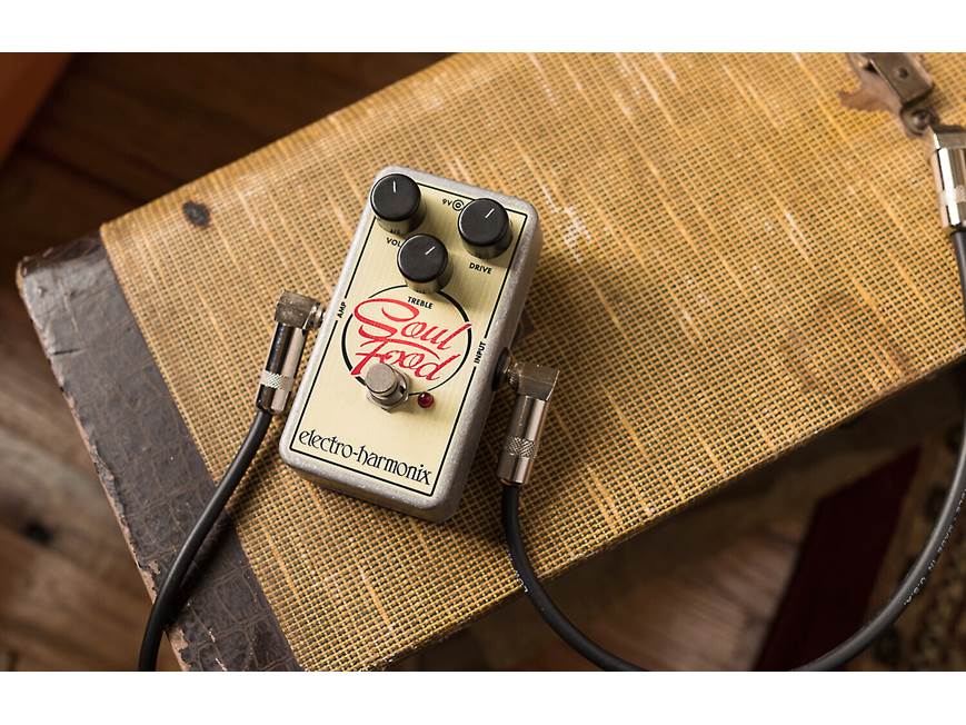 Electro-Harmonix Soul Food Transparent overdrive pedal at Crutchfield