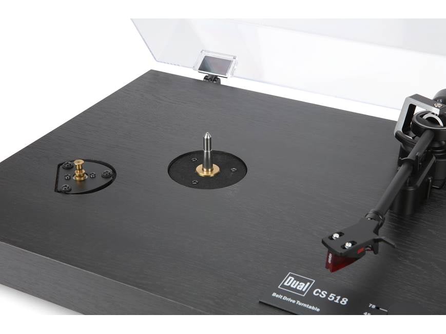 Dual CS 518 (Black) Manual belt-drive turntable with built-in