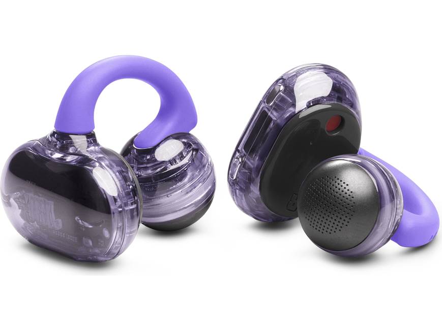 お値下げ！　JBL SOUNDGEAR CLIPS ワイヤレスイヤホン パープル JBL SoundGear Clips (Purple) Clip-on open-ear earbuds with