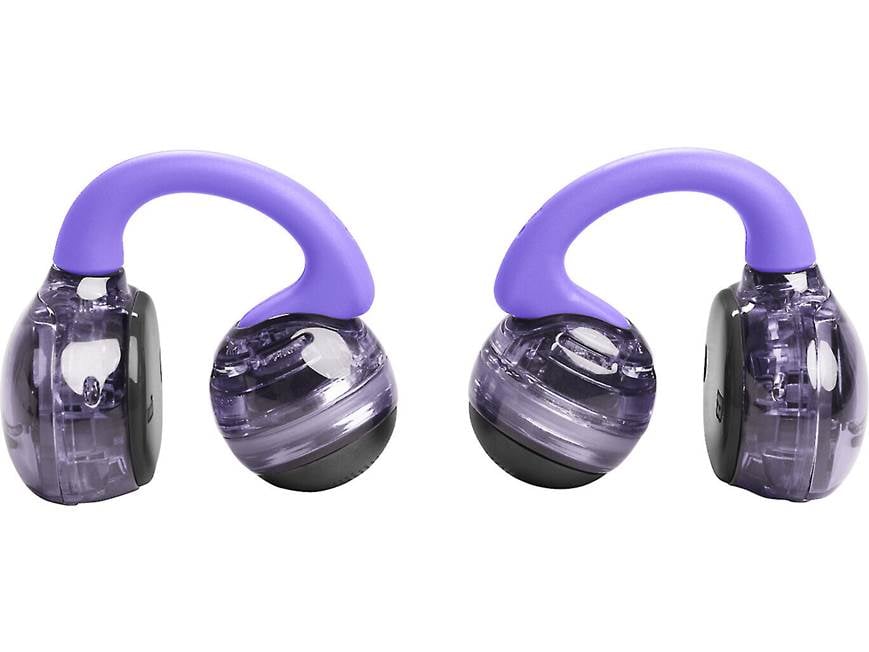JBL SoundGear Clips (Purple) Clip-on open-ear earbuds with